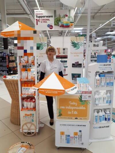 Activation de marque Johnson & Johnson activation de marque