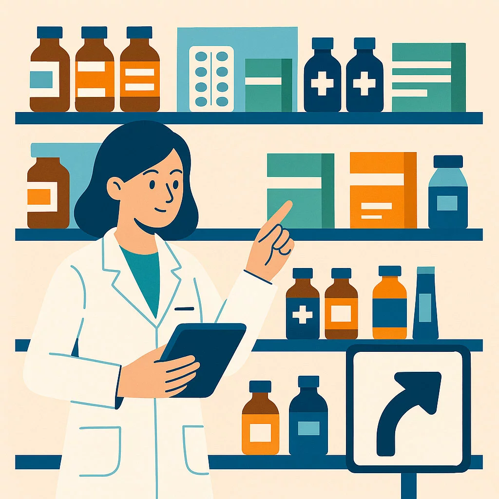 merchandising en pharmacie